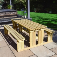 Tinwell Rounded Picnic Bench