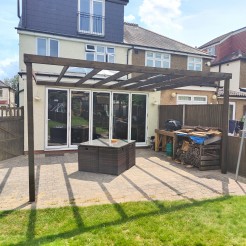 Wall Mounted Box Pergola