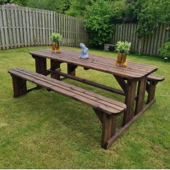 Tinwell Picnic Bench - Rounded - 6ft