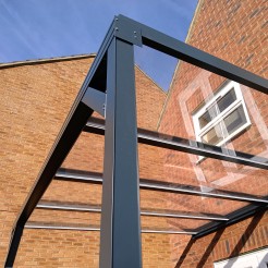 Wall Mounted Aluminium Pergola