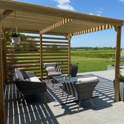 Shade Pergola - Light Green