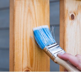 How To Stain, Paint And Maintain Your Log Store