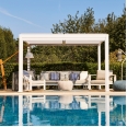 Metal Louvered Pergola - 3m x 3m