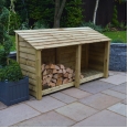 Normanton Log Store - 4ft Tall x 7ft Wide