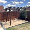 Double Garden Pergola - 3m Width