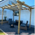 Double Garden Pergola - 3.6m Width