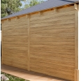 Wall Mounted Double Premium Pergola - Privacy Panels