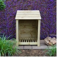 Burley Log Store - 4ft Tall x 3ft Wide - Rutland Garden Furniture