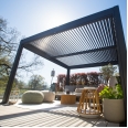 Metal Louvered Pergola - 3m x 3.6m