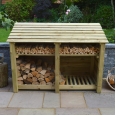 Hambleton Log Store - 4ft Tall x 6ft Wide