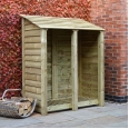 Cottesmore Log Store - 6ft Tall x 5ft Wide - Rutland Garden Furniture
