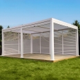 Metal Louvered Pergola - 3.5m x 7.2m