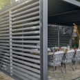 Metal Louvered Pergola - 3m x 3m