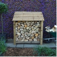 Greetham Log Store - 4ft Tall x 4ft Wide - Clearance