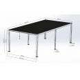 Metal Louvered Pergola - 3.5m x 7.2m