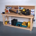 MDF Wooden Work Bench With Back Panel