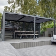 Metal Louvered Pergola - 3.5m x 7.2m