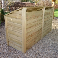 Cottesmore Log Store - 4ft Tall x 5ft Wide - Rutland Garden Furniture