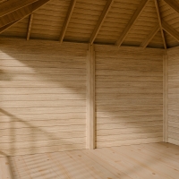 Wall Mounted Box Pergola - Privacy Panels
