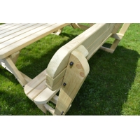 Lyddington Rounded Picnic Bench