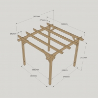 Clearance Garden Pergola