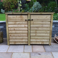 Hambleton Log Store Door