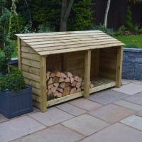 Normanton Log Store - 4ft Tall x 7ft Wide