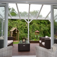 Wall Mounted Aluminium Pergola - 3.5m Depth