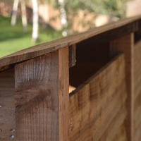Cottesmore Log Store - 4ft Tall x 5ft Wide - Rutland Garden Furniture