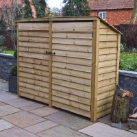 Normanton Log Store - 6ft Tall x 7ft Wide