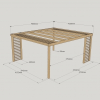 Panel Pergola - 4.2m Width