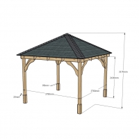 Ayston Wooden Apex Gazebo