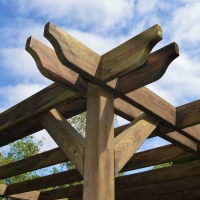 Double Premium pergola And Decking Kit
