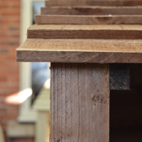 Greetham Log Store - 4ft Tall x 4ft Wide - Rutland Garden Furniture