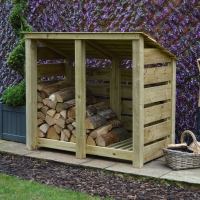 Cottesmore Log Store - 4ft Tall x 5ft Wide - Clearance