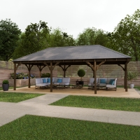 Overton Wooden Apex Gazebo