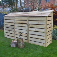 Ryhall Log Store Door