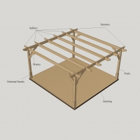 Premium Pergola And Decking Kit