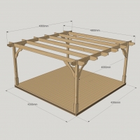 Premium Pergola And Decking Kit