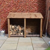 Hambleton Log Store - 4ft Tall x 6ft Wide