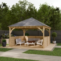 Ayston Wooden Apex Gazebo