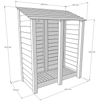 Cottesmore Tool Store - 6ft Tall x 5ft Wide