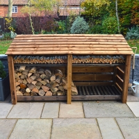 Normanton Log Store - 4ft Tall x 7ft Wide