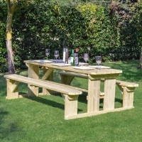 Tinwell Rounded Picnic Bench