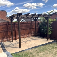 Double Garden Pergola - 1.8m Width