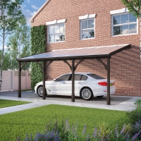 Polycarbonate Roof Carport - 2m Depth