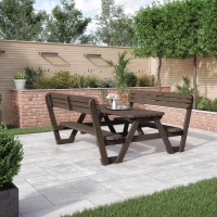 Lyddington Rounded Picnic Bench