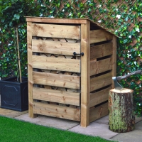 Burley Log Store Door