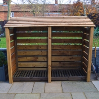 Normanton Log Store - 6ft Tall x 7ft Wide