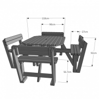Braunston Picnic Table